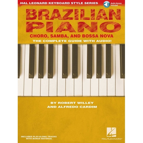 Brazilian Piano with CD - Choro, Samba, and Bossa Nova by Hal Leonard