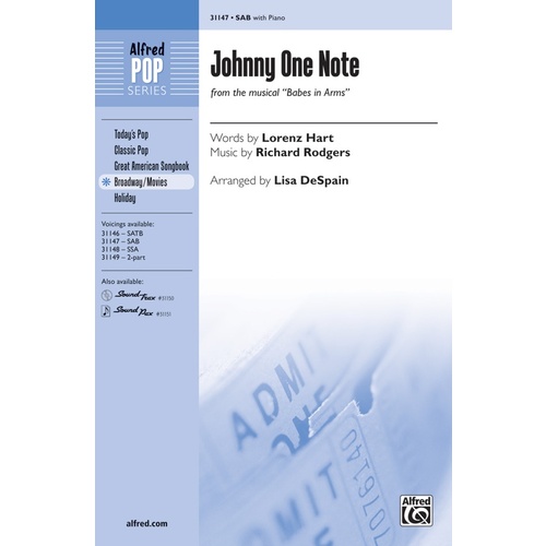 Johnny One Note SAB