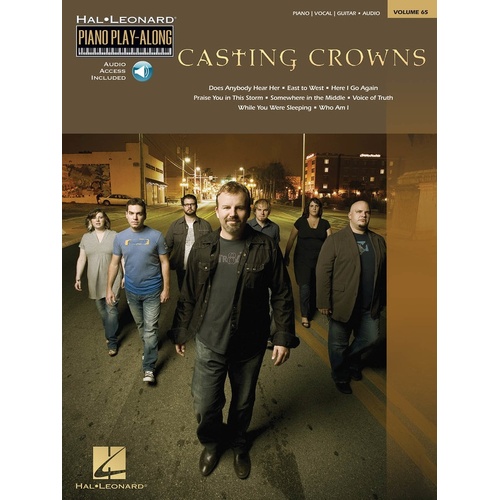 Casting Crowns Piano Play Along Book/Online Audio V65 (Softcover Book/Online Audio)