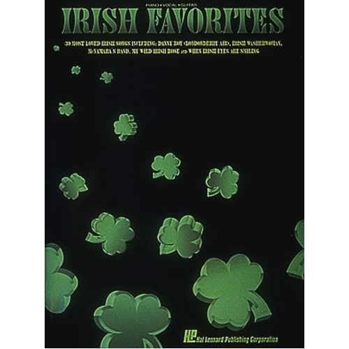 Irish Favorites Songbook for Piano, Vocal & Guitar - 30 Traditional Songs, 80 Pages, Hal Leonard