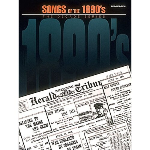 Songs Of The 1890s Decade Series PVG (Softcover Book)