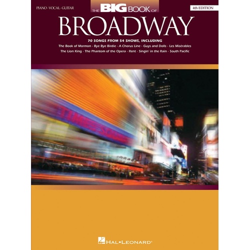 Big Book Of Broadway PVG 4th Ed (Softcover Book)