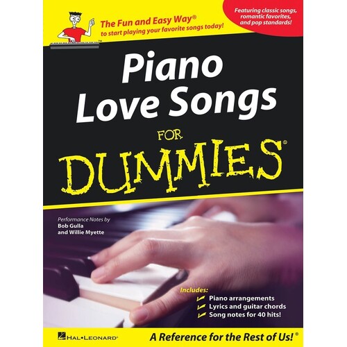 Piano Love Songs For Dummies PVG (Softcover Book)