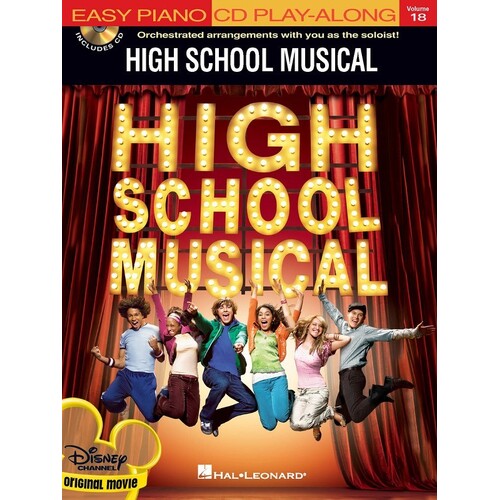 High School Musical Easy Piano CD Play Along Book/CD V18 (Softcover Book/CD)