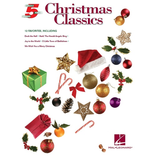 Christmas Classics Five Finger Piano (Softcover Book)