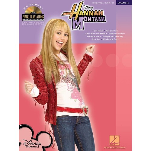 Hannah Montana Piano Play Along Vol 66 Book/CD (Softcover Book/CD)