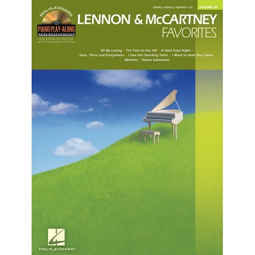 Lennon Mccartney Fav Piano Play Along Book/CD V68 (Softcover Book/CD)