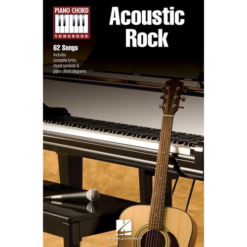 Acoustic Rock Piano Chord Songbook (Softcover Book)