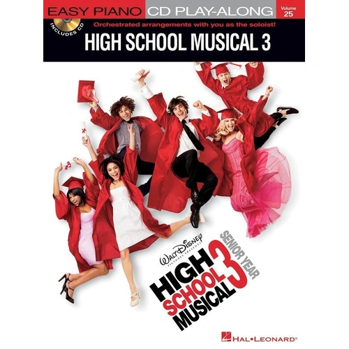 High School Musical 3 Easy Piano Play-Along Book with CD V25