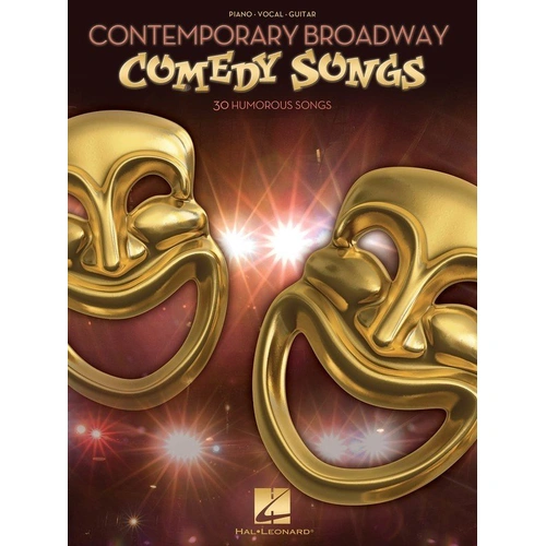 Contemporary Broadway Comedy Songs Piano, Vocal & Guitar Songbook by Hal Leonard