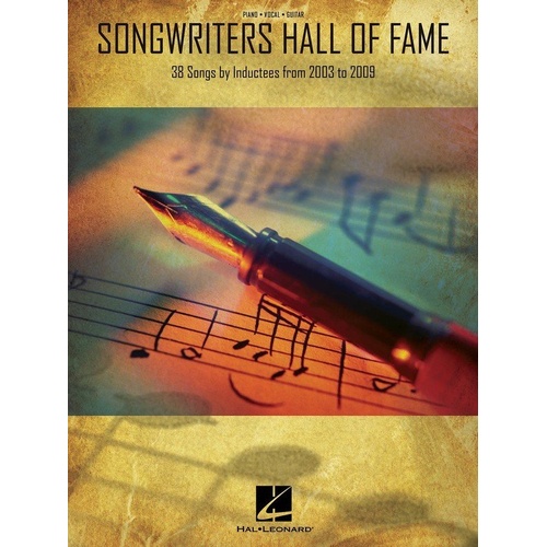 Songwriters Hall of Fame 2003-2009 PVG Songbook
