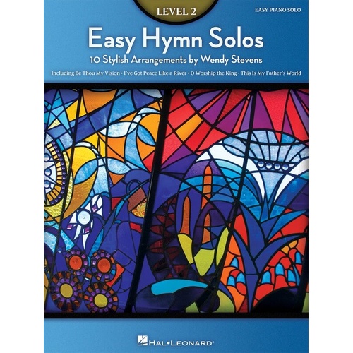 Easy Hymn Solos Level 2 for Easy Piano - Hal Leonard - 32 Pages