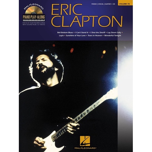 Eric Clapton Piano Play-Along Book/CD V78