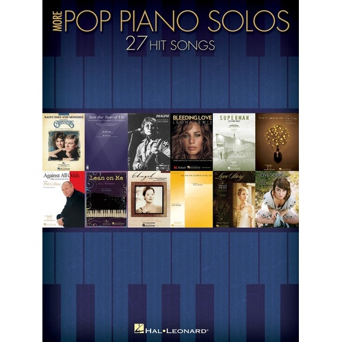 More Pop Piano Solos (Softcover Book)