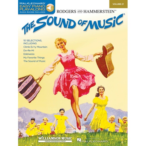 Sound Of Music Easy Piano Play Along Book/CD V27 (Softcover Book/CD)
