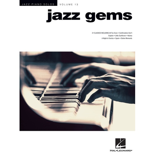 Jazz Gems Jazz Piano Solos V13 Jps (Softcover Book)