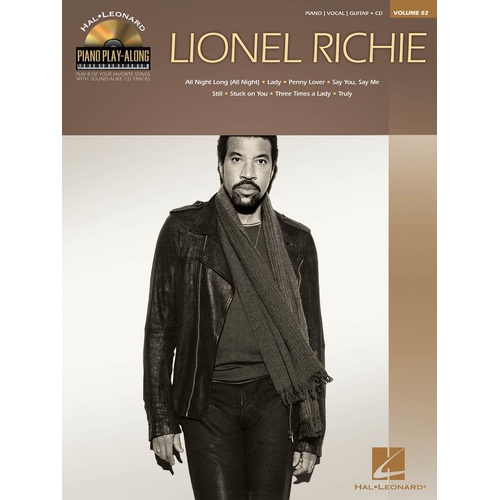Lionel Richie Piano Play Along Book/CD V82 (Softcover Book/CD)