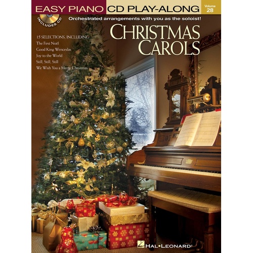 Christmas Carols Easy Piano CD Play Along Book/CD (Softcover Book/CD)