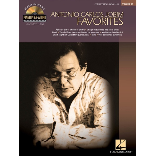 Jobim Favorites Piano Play Along Book/CD V84 (Softcover Book/CD)