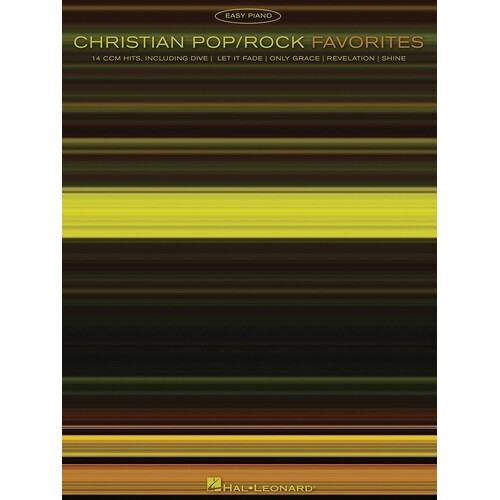 Christian Pop Rock Favorites Easy Piano 