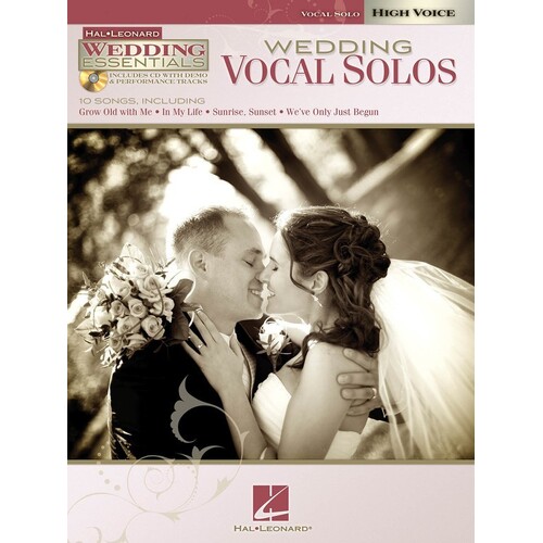 Wedding Vocal Solos High Voice Book/CD (Softcover Book/CD)