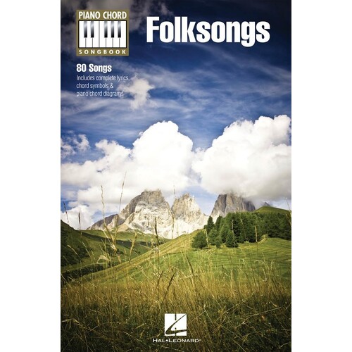 Folksongs Piano Chord Songbook (Softcover Book)