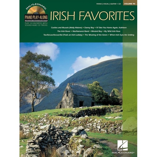 Irish Favorites Piano Play-Along Book/CD V90