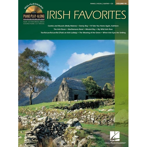 Irish Favorites Piano Play-Along Book/CD V90
