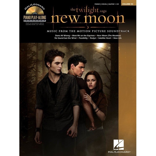Twilight New Moon Piano Play-Along V93 BK/CD - 8 Songs from the Soundtrack