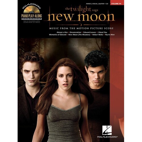 Twilight New Moon Score Piano Play Along V94 Book (Softcover Book/CD)