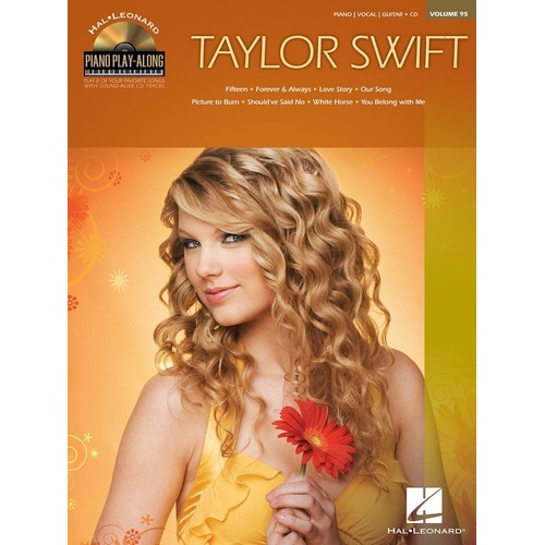 Taylor Swift Piano Play-Along V95 Book/CD by Hal Leonard