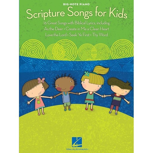 Scripture Songs For Kids Big Note Piano (Softcover Book)