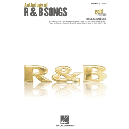 Anthology Of R&B Songs Gold Edition PVG (Softcover Book)