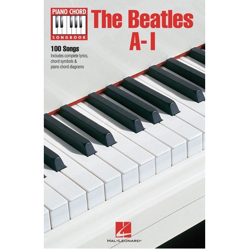 Beatles A-I Piano Chord Songbook (Softcover Book)