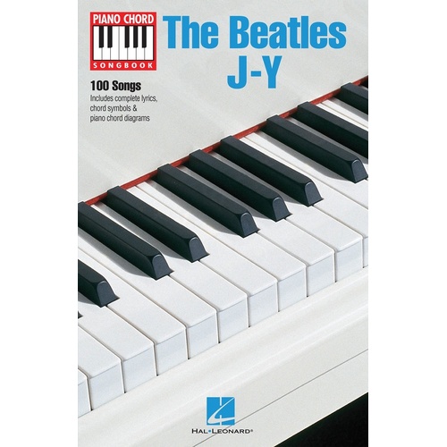 Beatles J-Y Piano Chord Songbook (Softcover Book)