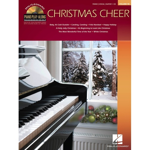 Christmas Cheer Piano Play Along Book/CD V98 (Softcover Book/CD)
