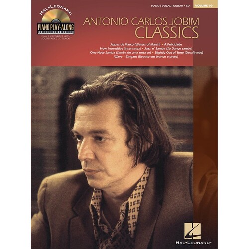 Jobim Classics Piano Play Along Book/CD V99 (Softcover Book/CD)
