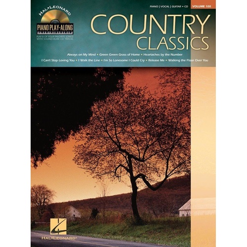Country Classics Piano Play-Along Book/CD V100