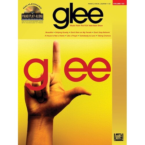 Glee Piano Play Along Book/CD V102 (Softcover Book/CD)