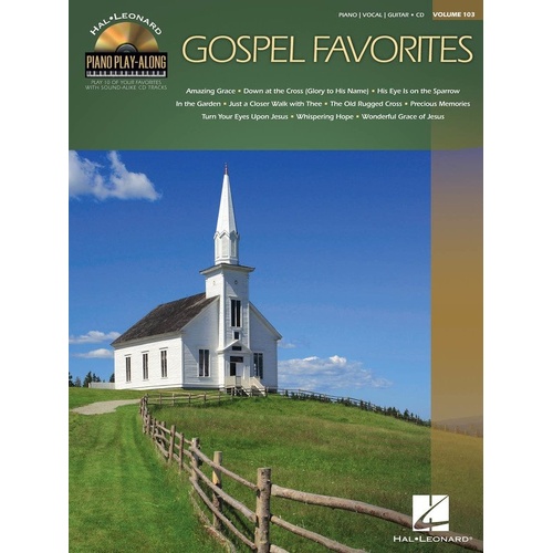 Gospel Favorites Piano Play-Along V103 BK/CD