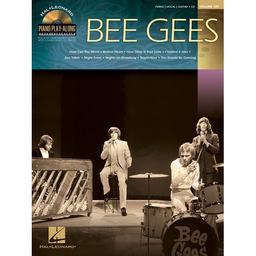 Bee Gees Piano Play Along Book/CD V105 (Softcover Book/CD)