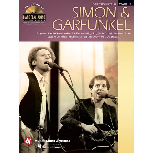Simon and Garfunkel Piano Playalong V108 Book/CD (Softcover Book/CD)