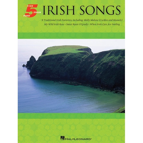 Irish Songs Five Finger Piano (Softcover Book)