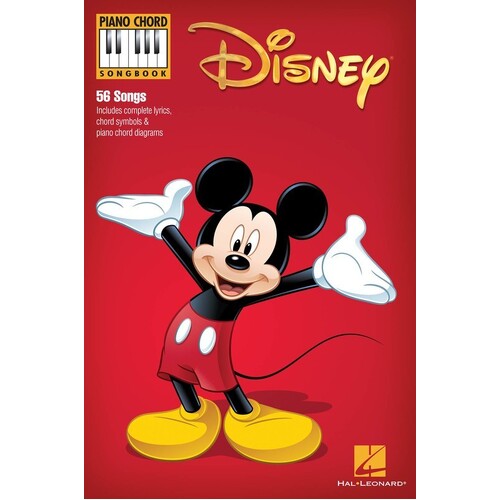 Disney Piano Chord Songbook (Softcover Book)