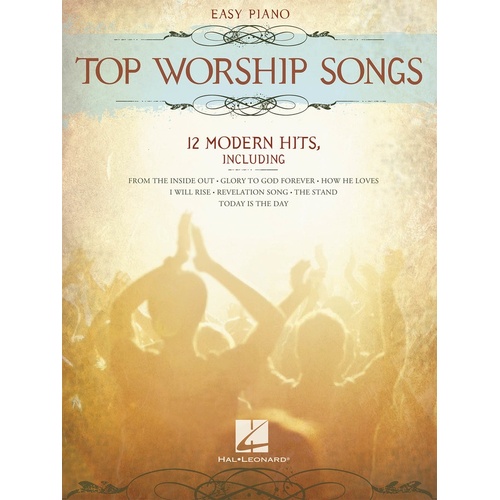 Top Worship Songs Easy Piano (Softcover Book)