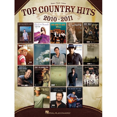 Top Country Hits 2010 - 2011 PVG (Softcover Book)
