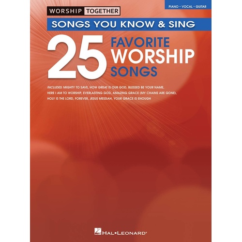 Worship Together 25 Favorite Songs PVG (Softcover Book)