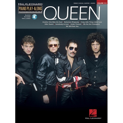 Queen Piano Playalong V113 Book/Online Audio (Softcover Book/Online Audio)