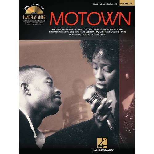 Motown Piano Play Along Book/CD V114 