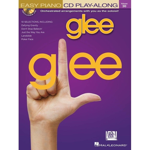 Glee Easy Piano Play-Along Book with CD Volume 30
